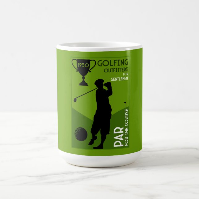Unik Vintage Golf Gift Kaffemugg (Center)
