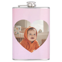 Unik vinylomsluten hip flask - Lägg till din logot