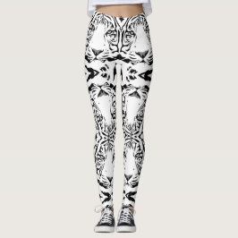 Unik vittigerdamasker leggings