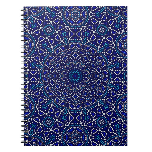 Unik Whimsical Dot Art-anteckningsbok Anteckningsbok (Framsidan)