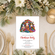 Unik Whimsical Kor Kartong Julfest