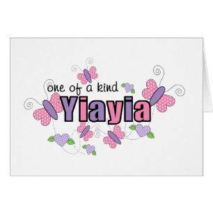 Unik YiaYia Hälsningskort