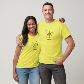 Unik Zambia Safari-skjorta - Begränsada utgåvan T-shirt