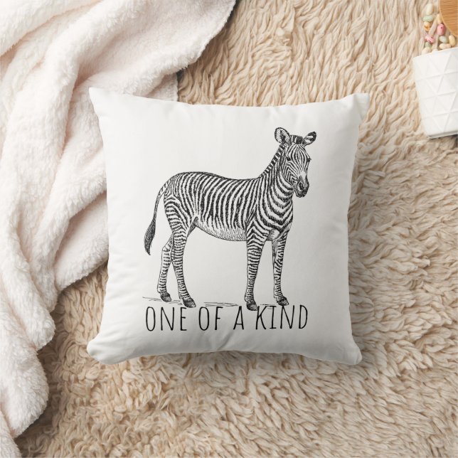 Unik Zebradesign Kudde (Filt)