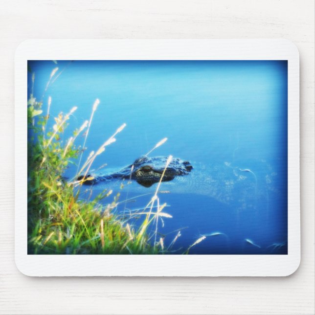 Unika alligatorobjekt musmatta (Framsidan)