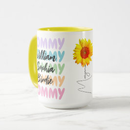 Unika barns Namn på Mugg för varje modern Mamma