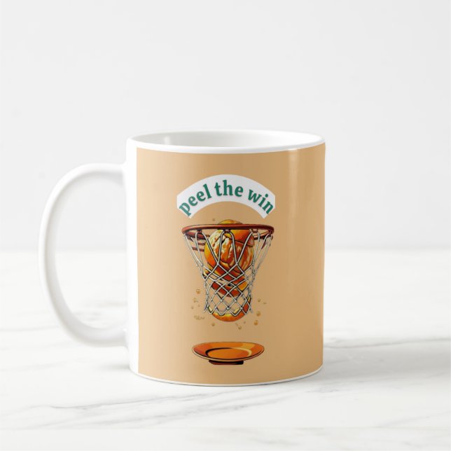 Unika basketpresenter skalar vinsten kaffemugg (Vänster)