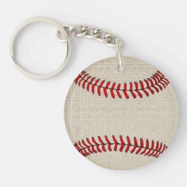 Unika Billiga Baseboll Nyckelringar PARTI Gammalt  (Framsidan)