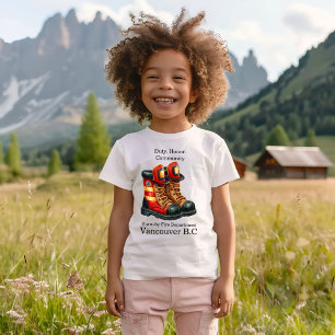 Unika brandkårer som vilar efter en lång dag t shirt