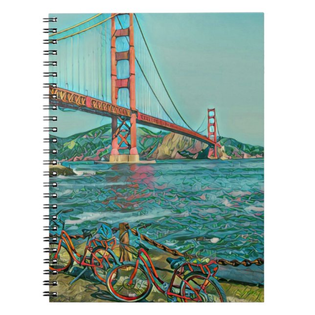 Unika cyklistpresenter anteckningsbok (Framsidan)