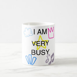 Unika designer Jag är mycket upptagen Kaffemugg