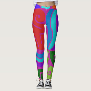 Unika designermallor leggings