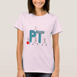 Unika diagram för sjukgymnastikassistentgåvor tee shirt