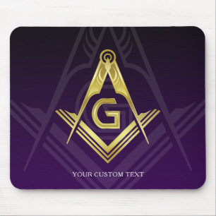 Unika frimursinlämningsidéer Personlig Masonic Musmatta
