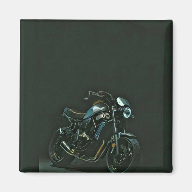 Unika gåvor till motorcykelförare magnet (Framsidan)