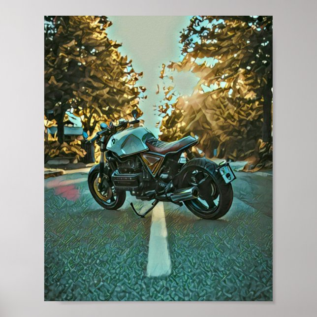 Unika gåvor till motorcykelförare poster (Framsidan)