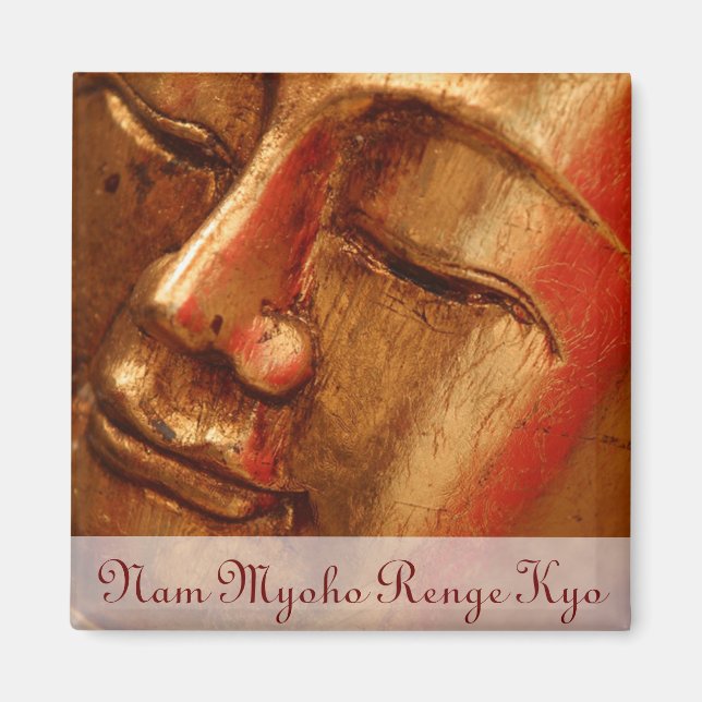 Unika Golden Buddha-design Magnet (Framsidan)