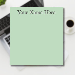 Unika Gröntar för gult-Personlig Lärargåvor Anteckningsblock