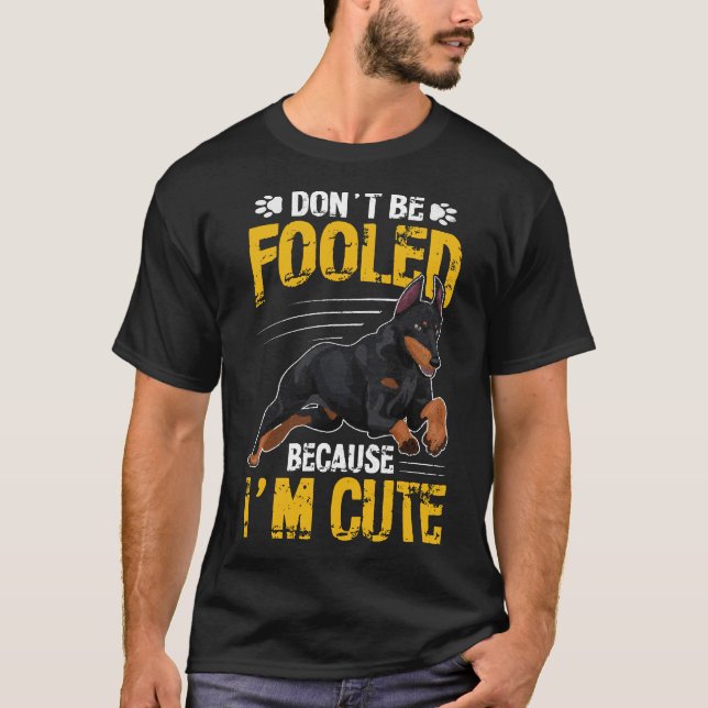Unika idéer för Dobie Doberman Dobe Mamma Ord T Shirt (Framsida)