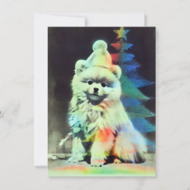 Unika julkort för Pomeranian