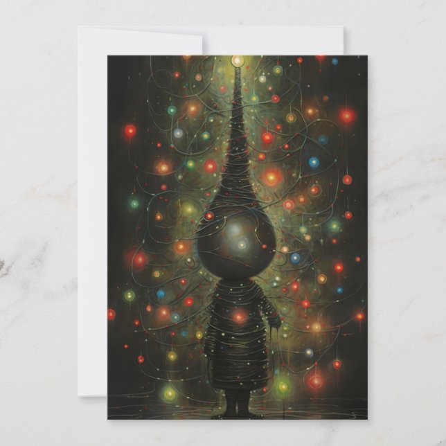 Unika julkort - utskrivbart julkort (Framsida)