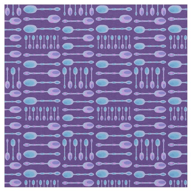 Unika konstnärer! (Lila) Tyg (Närbild)
