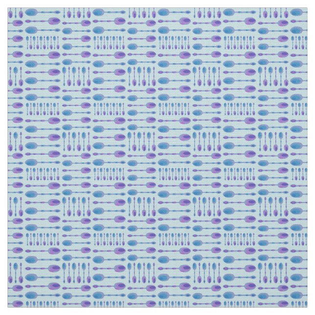 Unika konstnärer! (Ljusblå) Tyg (Provkarta)