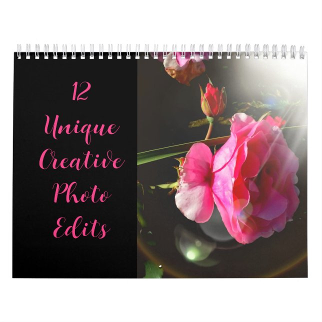 Unika kreativa fotoredigeringar original kalender (Omslag)