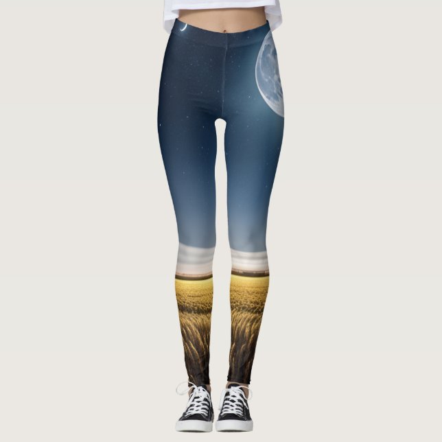 Unika landskapslagar leggings (Framsida)