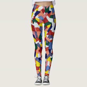 Unika legeringar, designad konstnärer, mönster leggings