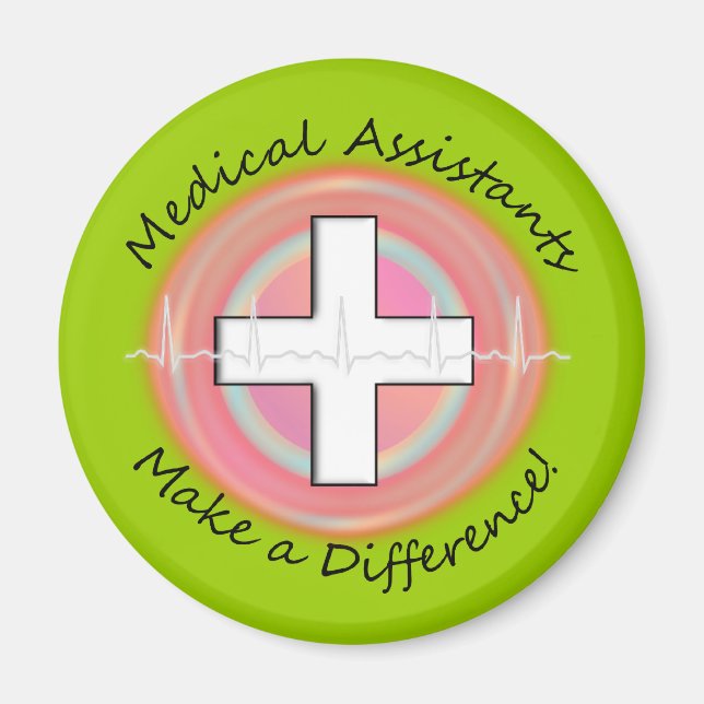 Unika medicinska assistentgåvor magnet (Framsidan)