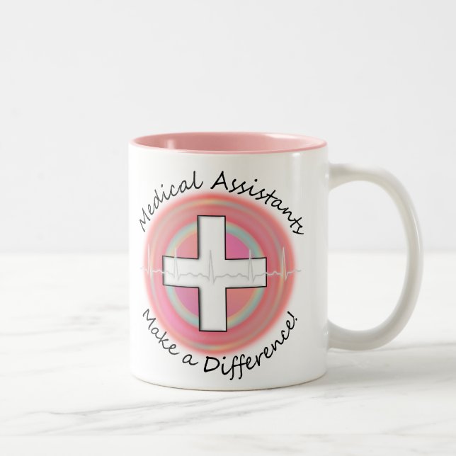 Unika medicinska assistentgåvor Två-Tonad mugg (Höger)