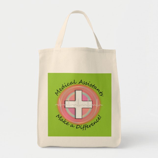 Unika medicinska assistentgåvor tygkasse (Framsidan)