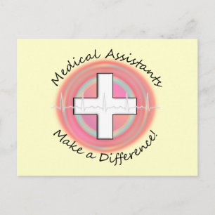 Unika medicinska assistentgåvor vykort