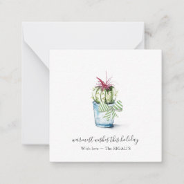 Unika miniJuletiketter med kuvert Anteckningskort