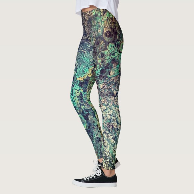Unika motiv för unika rörelser. leggings (Vänster)