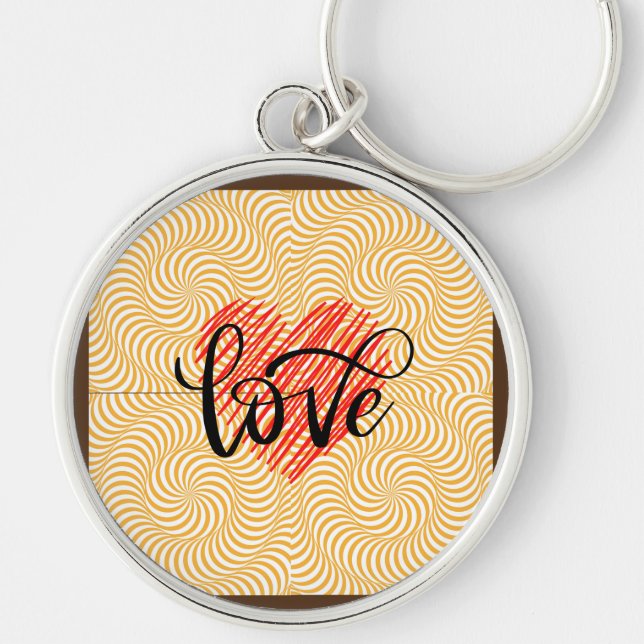 Unika nyckelkedjereformeringar: Personlig och Tren Rund Silverfärgad Nyckelring (Framsidan)