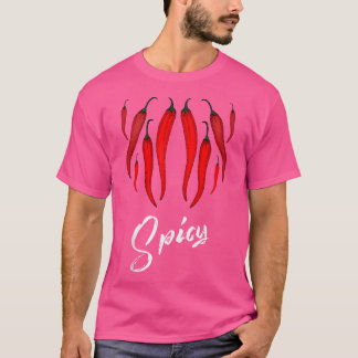 Unika och coola chilipepparälskare t shirt
