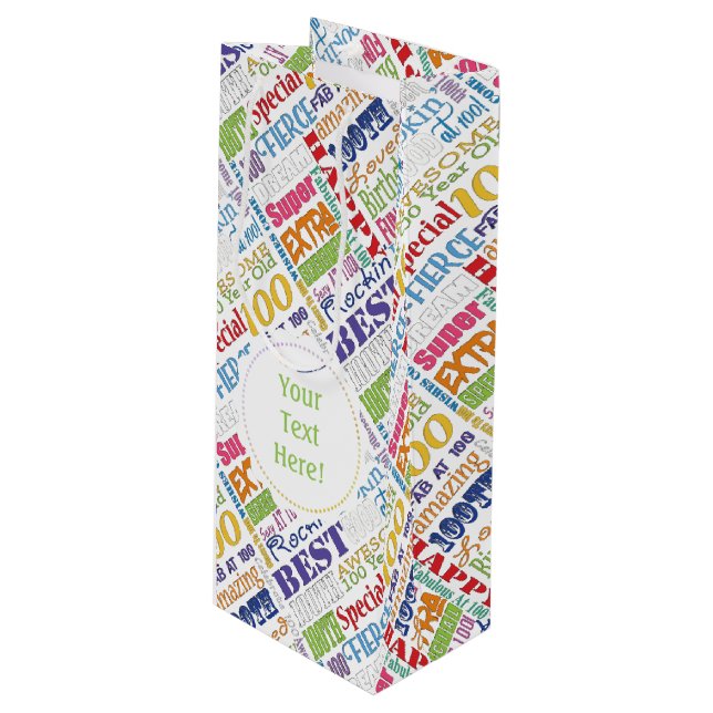 Unika och Speciella 100:e Födelsedagsfestens gåvor (Framsidan Vinklad)