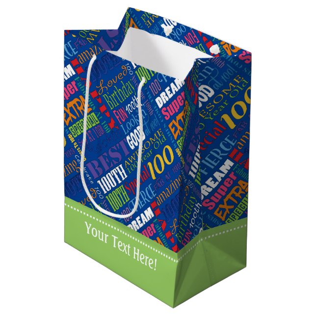 Unika och Speciella 100:e Födelsedagsfestens gåvor (Framsidan Vinklad)