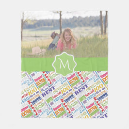 Unika och Speciella 100:e Födelsedagsfestens gåvor Fleecefilt