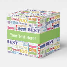 Unika och Speciella 100:e Födelsedagsfestens gåvor Presentaskar