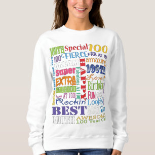 Unika och Speciella 100:e Födelsedagsfestens gåvor T Shirt