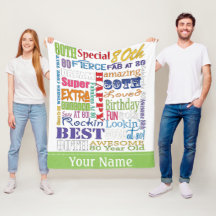 Unika och Speciella 80:e Födelsedagsfestens gåvor