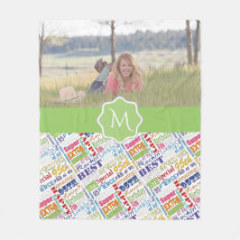 Unika och Speciella 95:e Födelsedagsfestens gåvor Fleecefilt