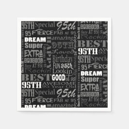 Unika och Speciella 95:e Födelsedagsfestens gåvor Pappersservett