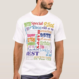 Unika och Speciella 95:e Födelsedagsfestens gåvor T Shirt