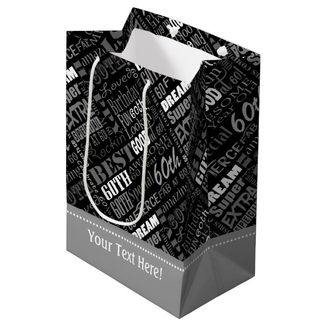 Unika och Speciella sextionde Födelsedagsfestens g (Framsidan Vinklad)