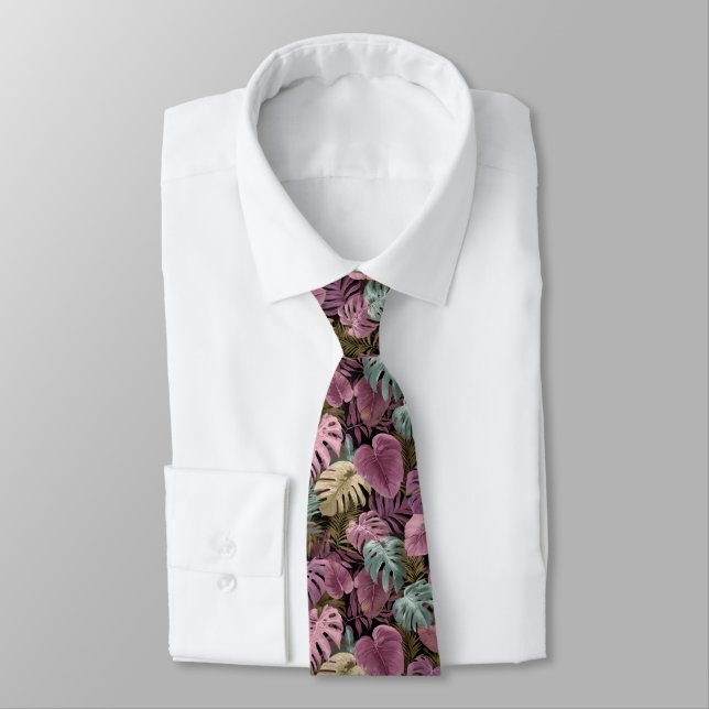 Unika presenter till make Tropisk blomster Slips (Bunden)