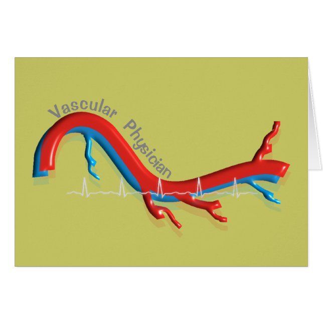 Unika vulkära läkargåvor hälsningskort (Framsidan Horizontal)